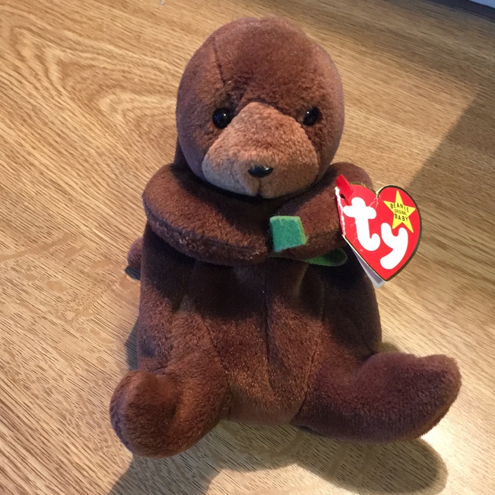 Retired Beanie Baby Otter Seaweed